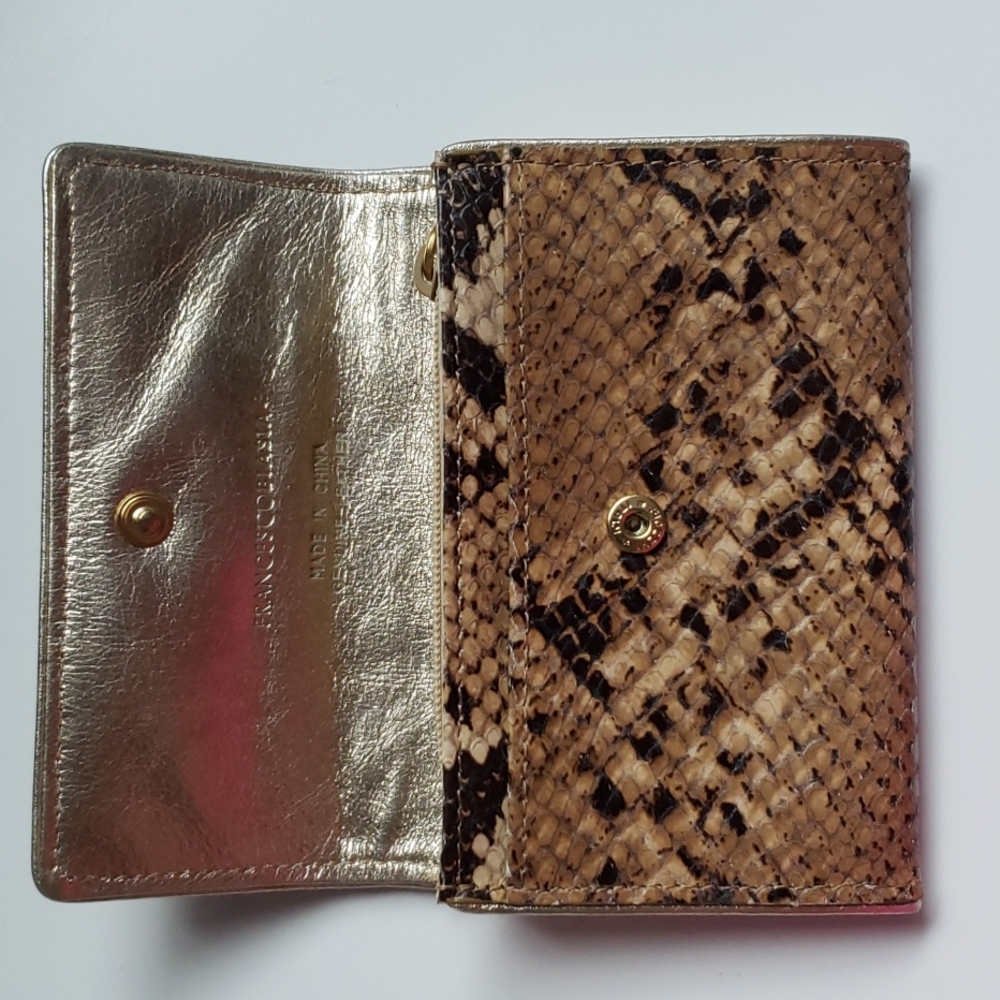 Francesco Biasia Small Leather Wallet NEW - Picture 4 of 6